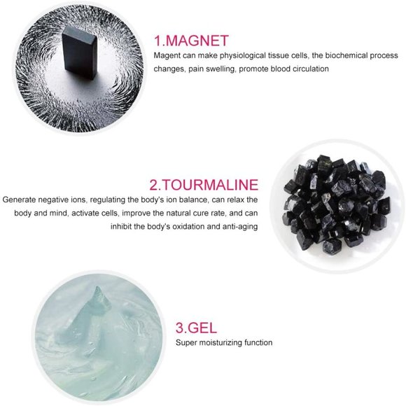 Magnet and gel message facemask, Cold/Hot...Green color - Picture 3 of 8